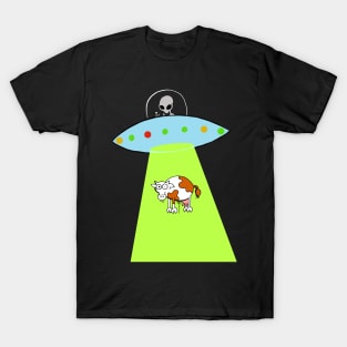 UFO and cow T-Shirt